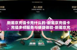 新葡京充值卡充什么的-新葡京充值卡，充值多样服务与便捷体验-新葡京充值卡充什么的