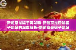 新葡京是骗子网站吗-新葡京是否是骗子网站的深度解析-新葡京是骗子网站吗