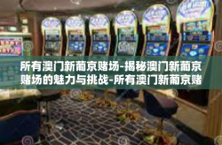 所有澳门新葡京赌场-揭秘澳门新葡京赌场的魅力与挑战-所有澳门新葡京赌场