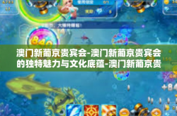 澳门新葡京贵宾会-澳门新葡京贵宾会的独特魅力与文化底蕴-澳门新葡京贵宾会