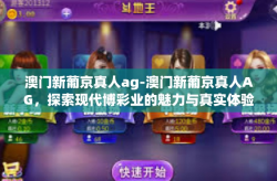 澳门新葡京真人ag-澳门新葡京真人AG，探索现代博彩业的魅力与真实体验-澳门新葡京真人ag