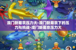 澳门新葡京压力大-澳门新葡京下的压力与挑战-澳门新葡京压力大