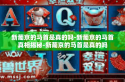 新葡京的马首是真的吗-新葡京的马首真相揭秘-新葡京的马首是真的吗