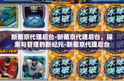 新葡京代理后台-新葡京代理后台，探索与管理的新纪元-新葡京代理后台