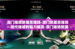 澳门赌场新葡京赌场-澳门新葡京赌场—现代赌城的魅力展现-澳门赌场新葡京赌场