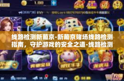 线路检测新葡京-新葡京赌场线路检测指南，守护游戏的安全之道-线路检测新葡京