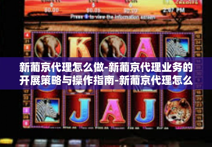 新葡京代理怎么做-新葡京代理业务的开展策略与操作指南-新葡京代理怎么做