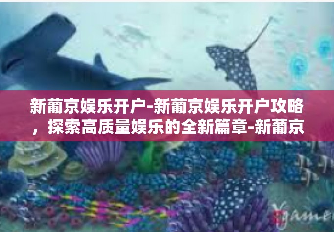新葡京娱乐开户-新葡京娱乐开户攻略，探索高质量娱乐的全新篇章-新葡京娱乐开户