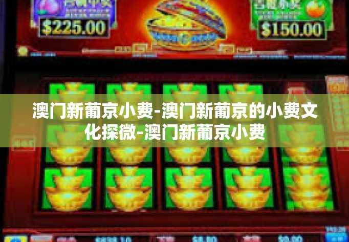 澳门新葡京小费-澳门新葡京的小费文化探微-澳门新葡京小费