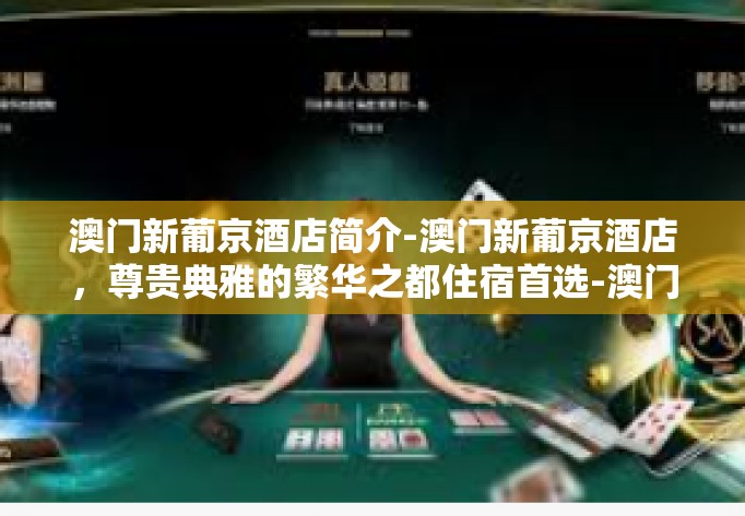 澳门新葡京酒店简介-澳门新葡京酒店，尊贵典雅的繁华之都住宿首选-澳门新葡京酒店简介