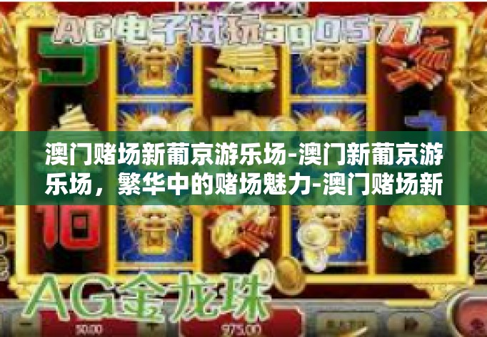 澳门赌场新葡京游乐场-澳门新葡京游乐场，繁华中的赌场魅力-澳门赌场新葡京游乐场