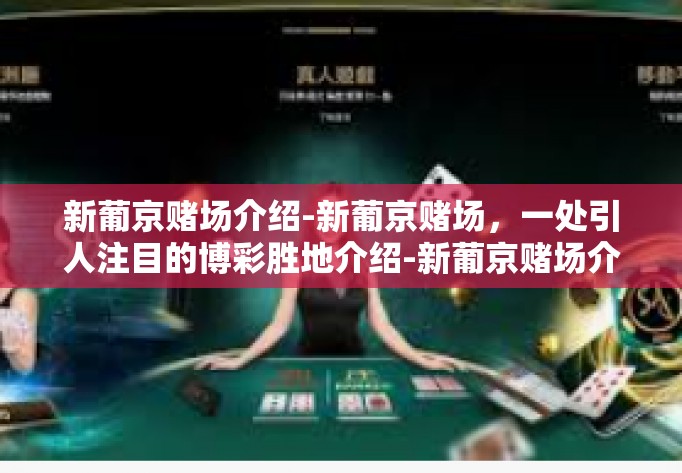 新葡京赌场介绍-新葡京赌场，一处引人注目的博彩胜地介绍-新葡京赌场介绍